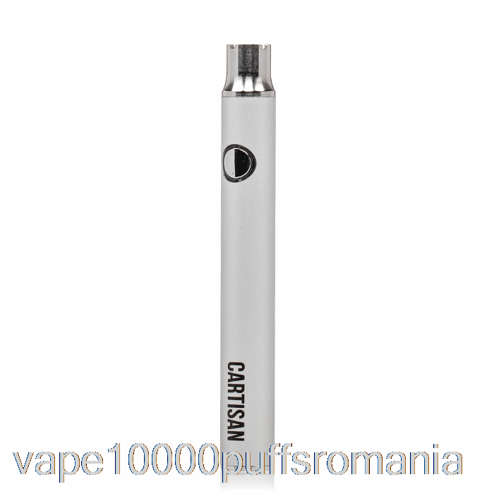 Vape Romania Buton Cartisan Vv 350 510 Baterie Argintiu